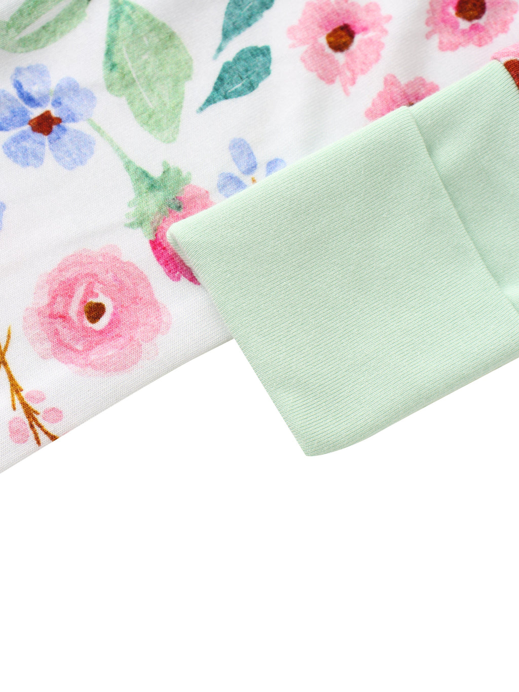 PoshTOT Ink Flower Bamboo Baby Convertible Zippy Romper