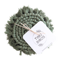 Macrame Set of 2 Coasters - Eucalyptus