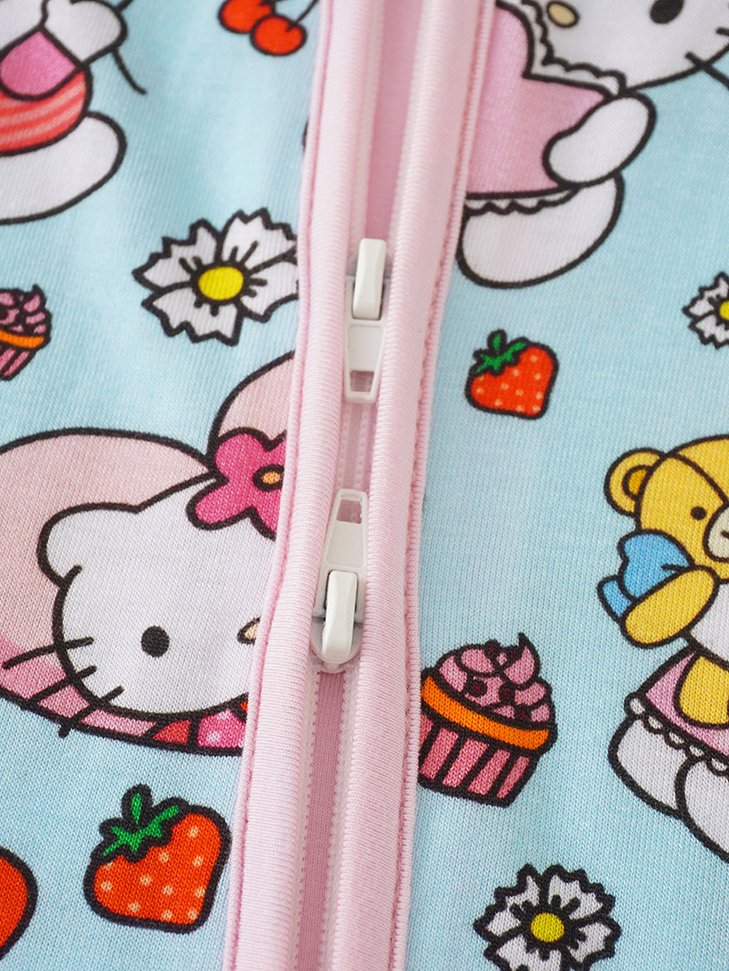 PoshTOT Sanrio Love Hello Kitty Bamboo Baby Convertible Zippy Romper