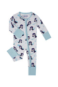 PoshTOT Snowman Penguin Bamboo Baby Convertible Zippy Romper