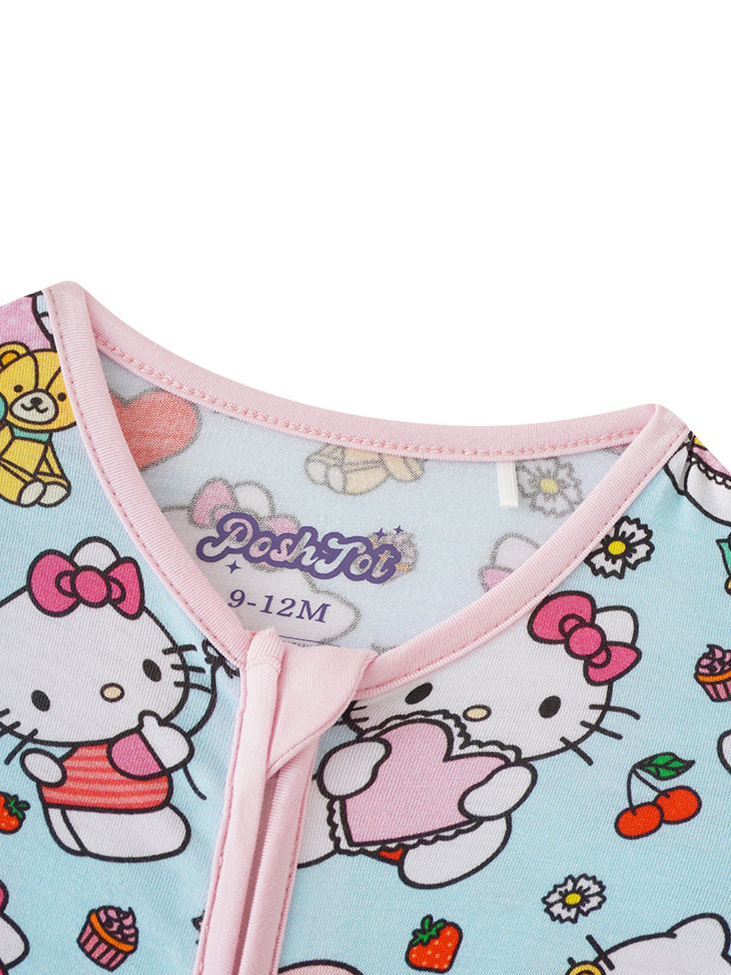 PoshTOT Sanrio Love Hello Kitty Bamboo Baby Convertible Zippy Romper
