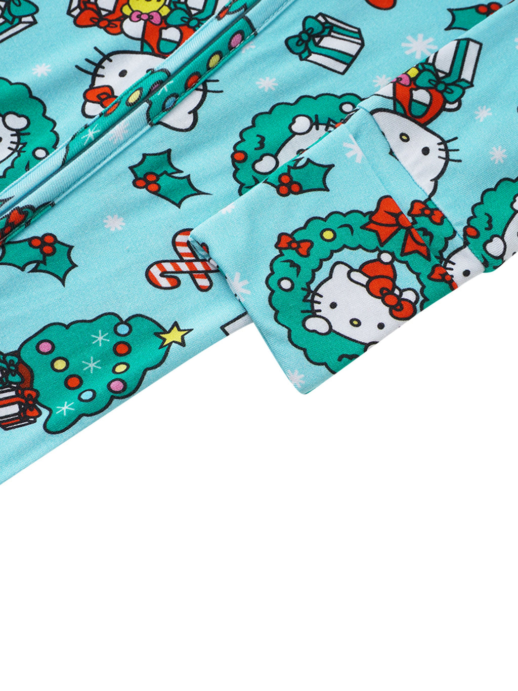 PoshTOT Sanrio Hello Kitty Wreath Bamboo Baby Convertible Zippy Romper