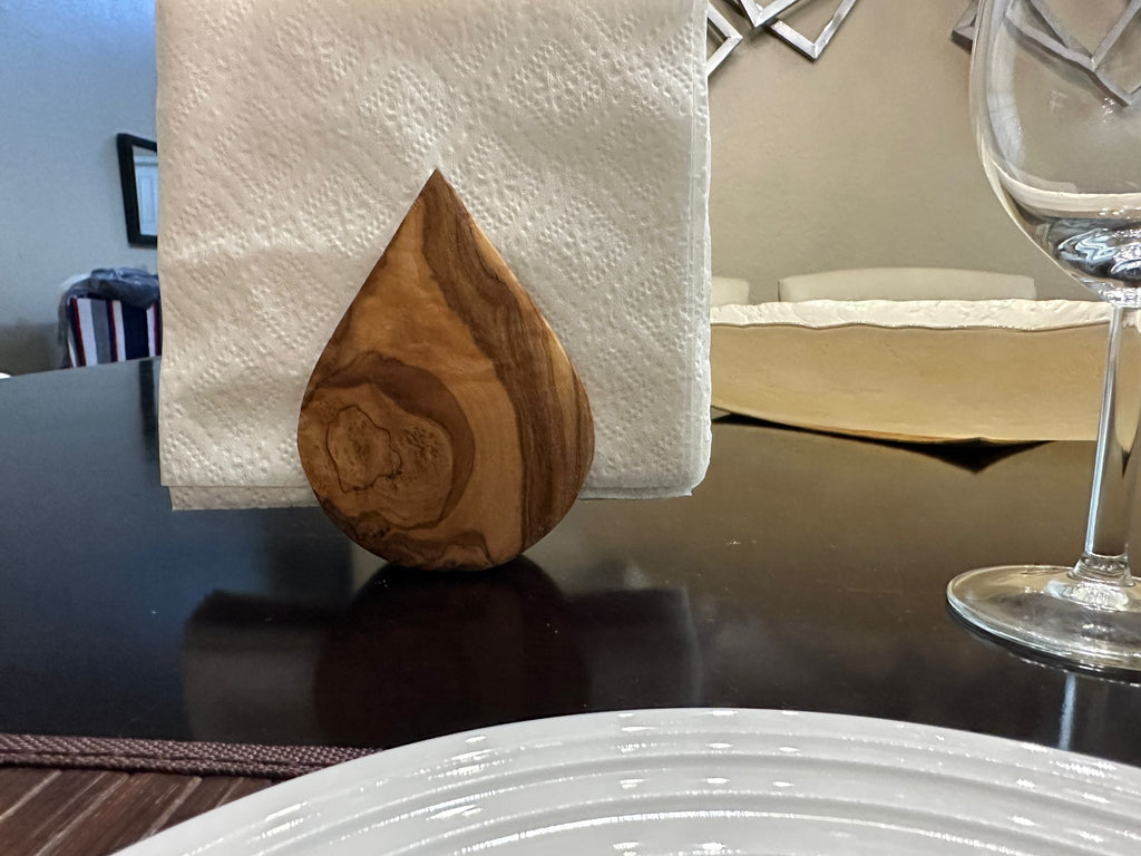 Olive Wood Napkin Holder