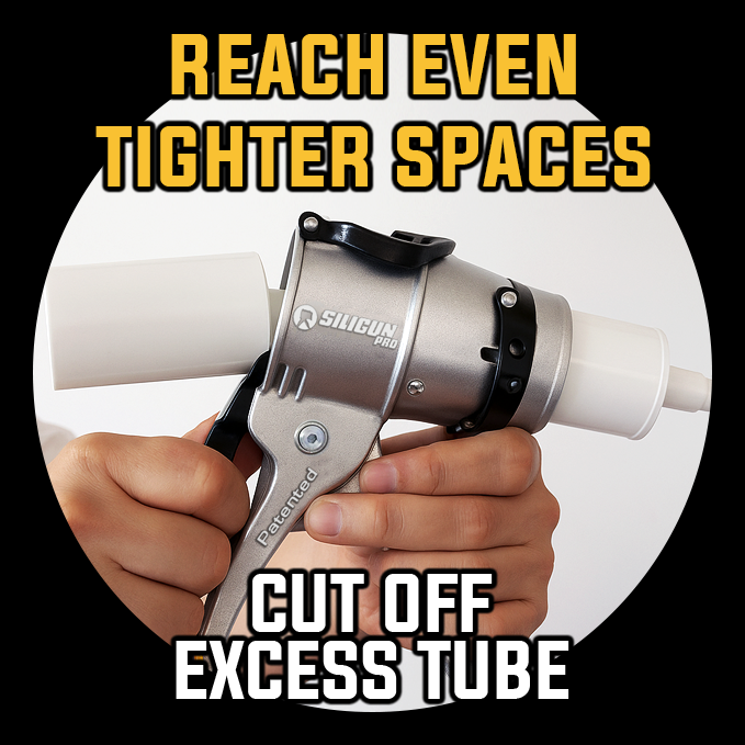 SILIGUN™ PRO Compact 24:1 Caulking Gun - Complete Kit