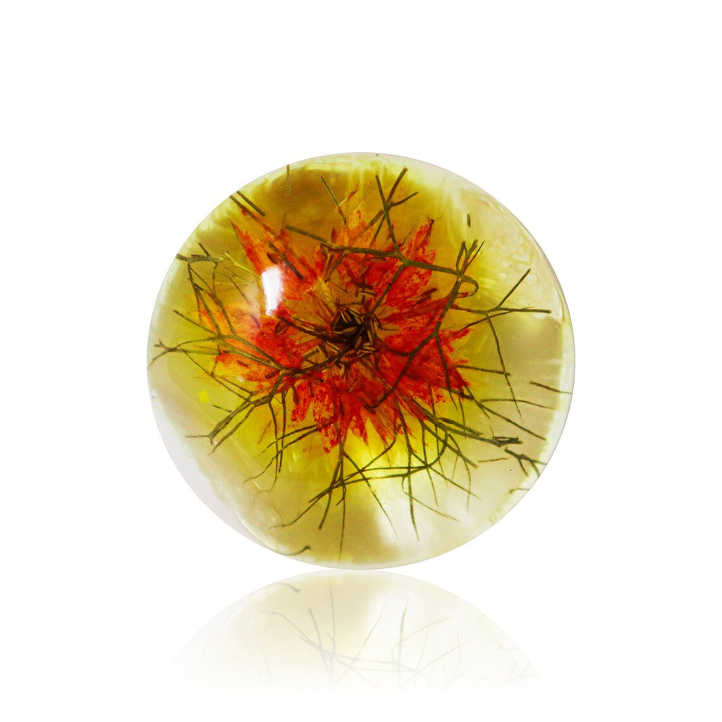 4 Pack of Natural, Neutral, Vegan, Organic Clear Flower Soap, Handmade With Premium Essential Oils, For All Skin Types, Gift Set