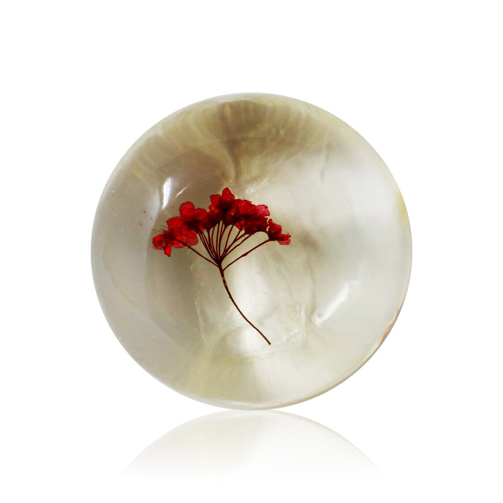 4 Pack of Natural, Neutral, Vegan, Organic Clear Flower Soap, Handmade With Premium Essential Oils, For All Skin Types, Gift Set