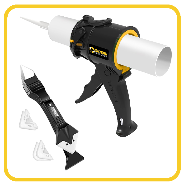 SILIGUN™ Classic Compact 4" Caulking Gun - Scarper Kit